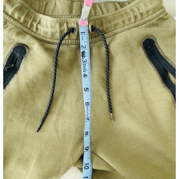 Nike Sportswear Tech Fleece Mens Green Pants, XS - Picture 7 of 8